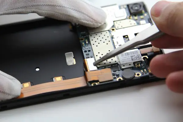 Connect the LCD cable