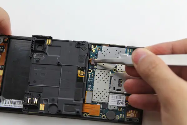 Connect the battery cable
