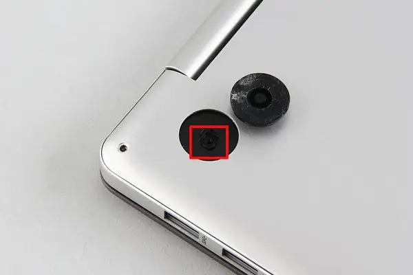 Remove the four hidden screws