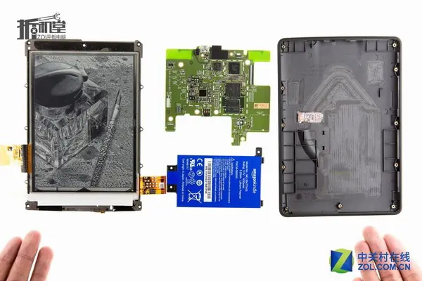 Amazon Kindle Paperwhite 3 internal parts