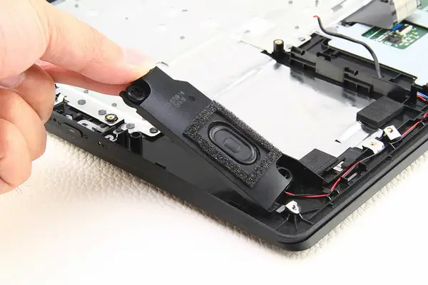 Remove the speaker module