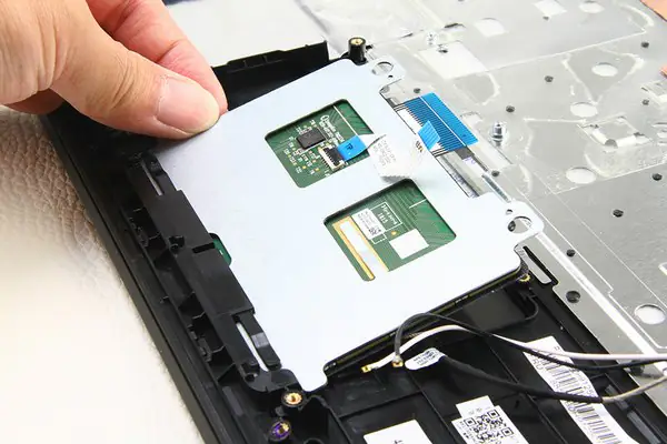 Remove the touchpad