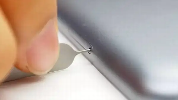 Remove the SIM card tray