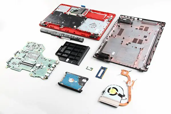 Acer Aspire E5-573G internal parts