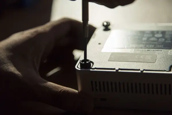 Remove the four screws
