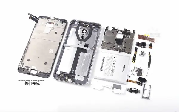 Meizu Pro 5 internal parts