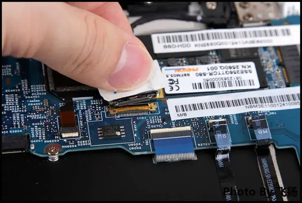 Disconnect the LCD cable