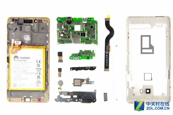 Huawei Honor 5X internal parts