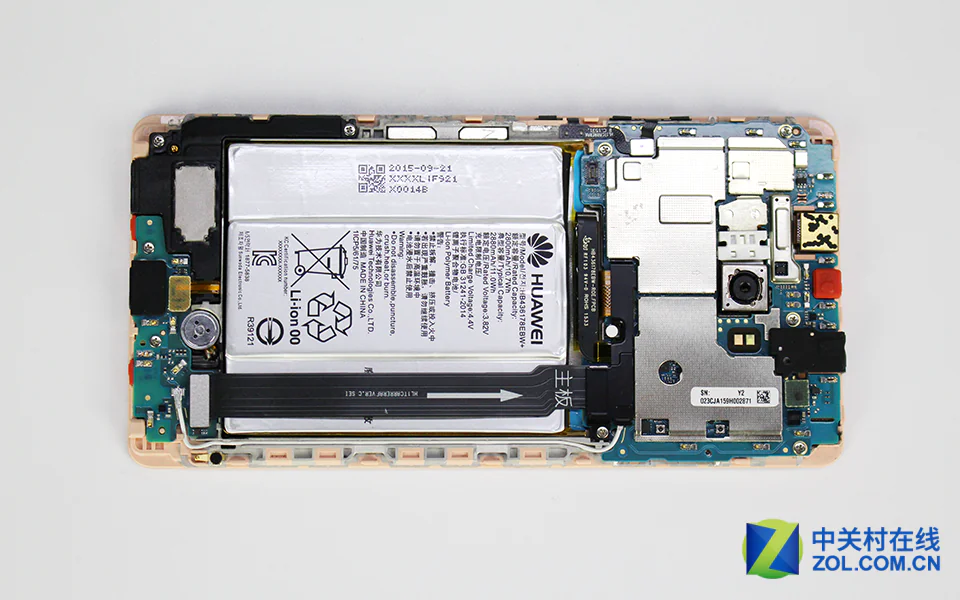 Huawei Mate S internal structure