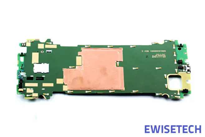 The back of the motherboard