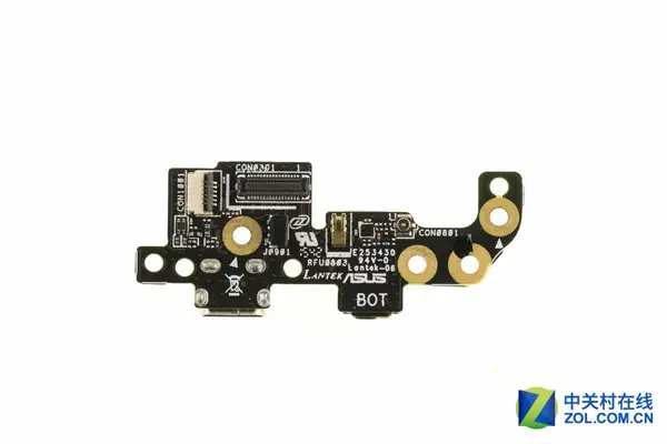Close-up of the PCB board