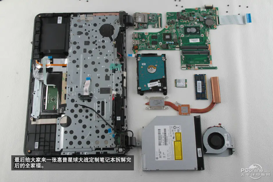 HP Star Wars Special Edition 15-an000 internal parts