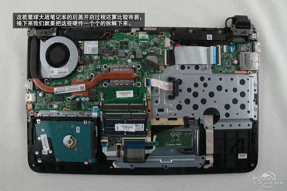 HP Star Wars 15-an000 Internal Structure
