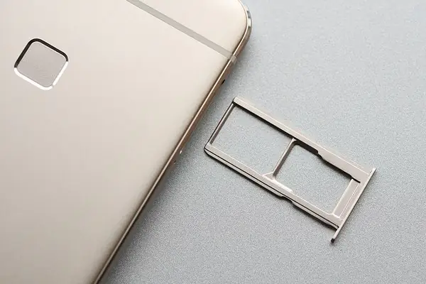 Remove the SIM card tray