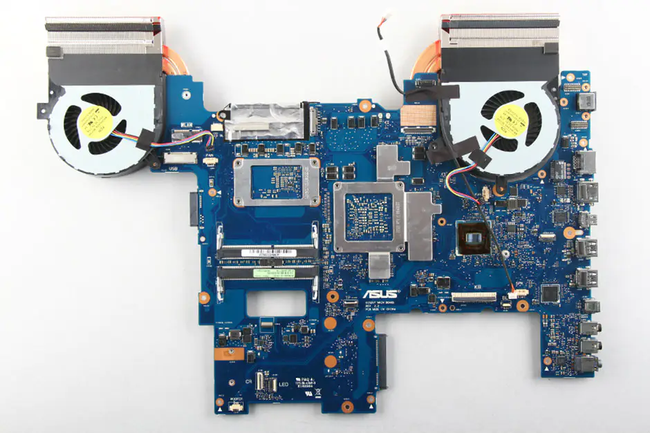Remove the heat sink and cooling fan