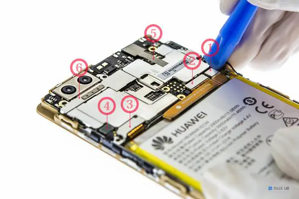 Remove all screws that secure the motherboard