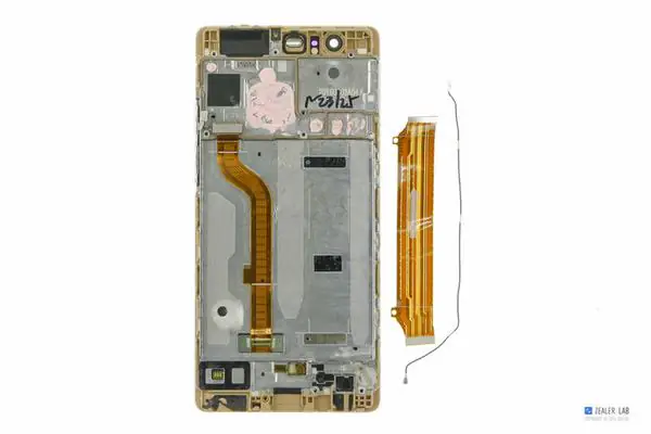 Remove the main FPC and coaxial cable