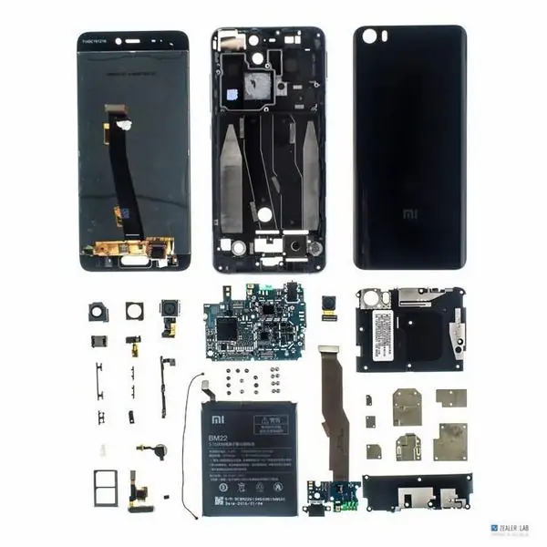 Xiaomi Mi 5 internal parts