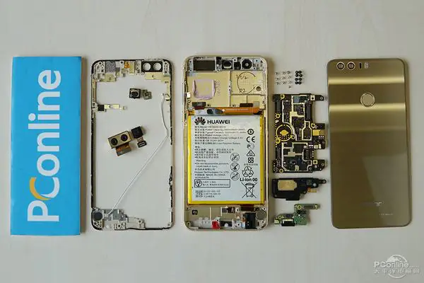 Huawei Honor 8 internal parts