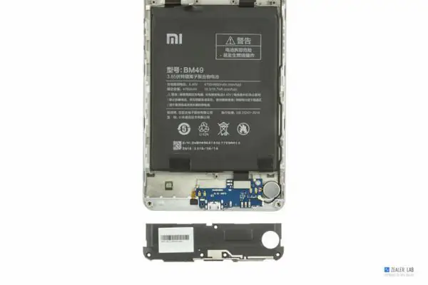 Remove the speaker module