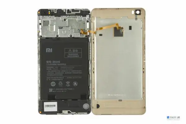 Remove the back cover