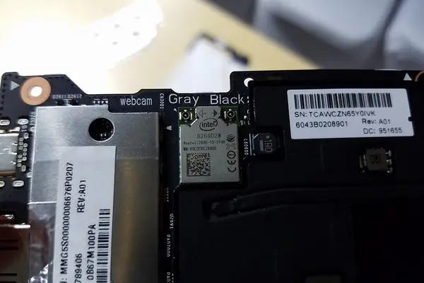 12.5-inch Notebook Air wireless card