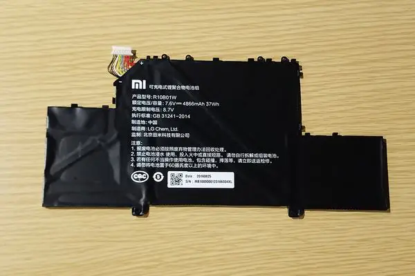 12.5-inch Xiaomi Notebook Air battery