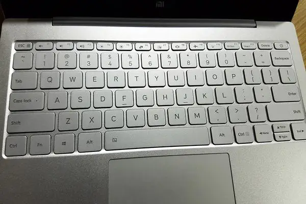 12.5-inch Notebook Air keyboard