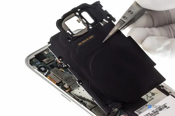 Remove the wireless charging & NFC module