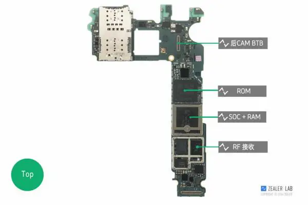 Samsung Galaxy S7 Edge motherboard
