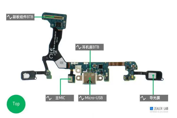 Samsung Galaxy S7 Edge bottom board