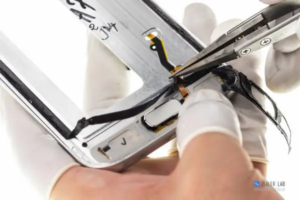 Remove the fingerprint sensor module