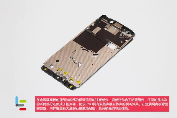 LeEco Le Pro 3 metal plate