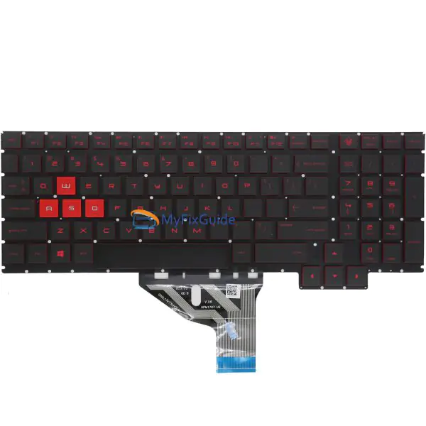 929479-001 Keyboard for HP Omen 15-ce015dx, 15-ce018dx, 15-ce198wm, 15-ce019dx 929479-001 929478-001