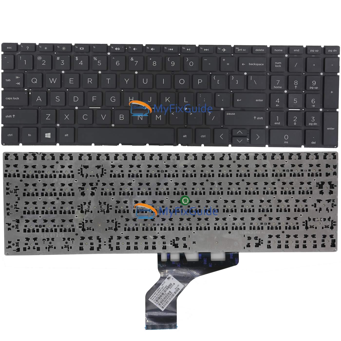 thumbnail interactive-video image 1 of Replacement Laptop Keyboard For HP Pavilion 15-CW Series – 15-CW0007CA, 15-CW0010CA, 15-CW0017CA, 15-CW0020CA 1 of 6