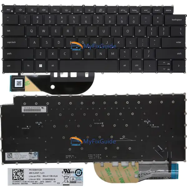 MF000410 Keyboard for Dell Precision 5570 5560 5550