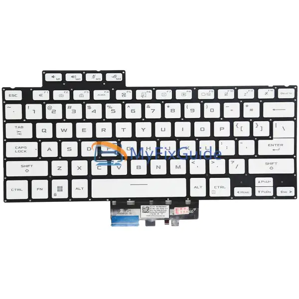 keyboard-for-asus-rog-zephyrus-g14-white Keyboard for Asus ROG Zephyrus G14 2022 GA402RK GA402RJ white