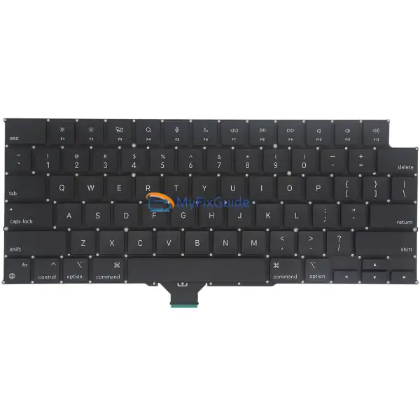 Keyboard for Apple Macbook Pro 14'' 16'' M1 A2442 A2485
