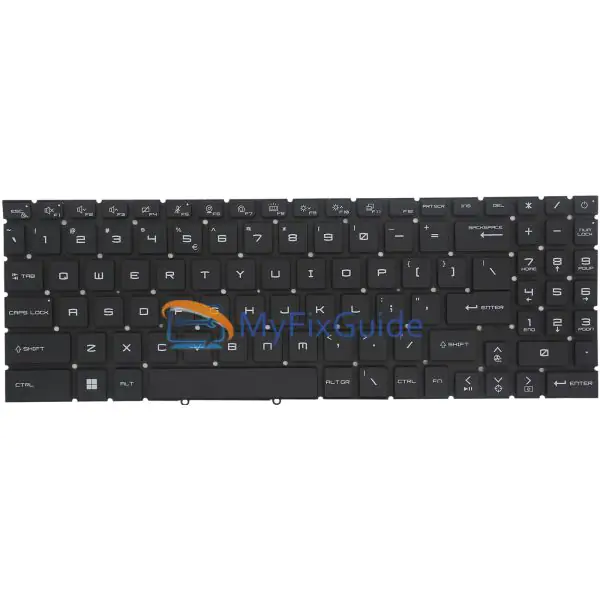 Keyboard for MSI Stealth 16 Studio A13VE A13VF A13VG