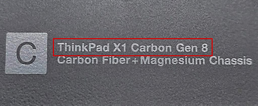 ThinkPad X1 Carbon Gen 8