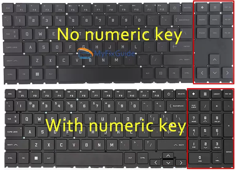 16-wd numeric key