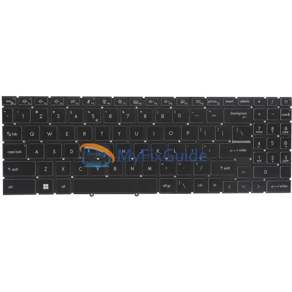 Keyboard for MSI Creator M16 HX C14V
