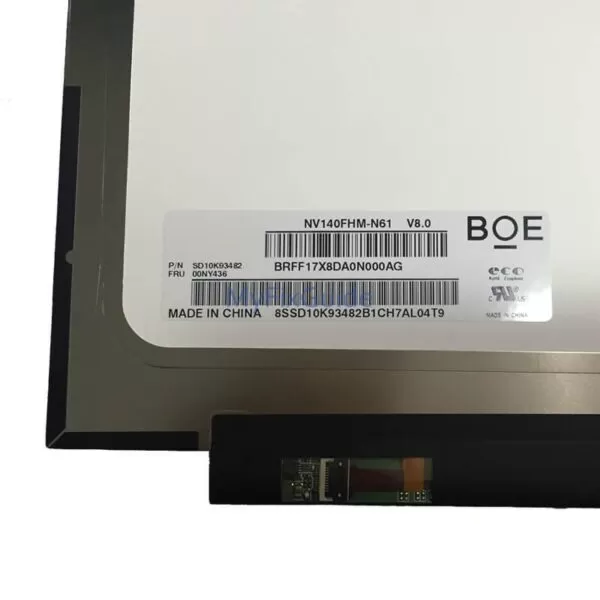LCD Screen for Lenovo ThinkPad X1 Carbon 5th Gen 2017 6th Gen 2018 00NY435 B140HAN03.1 00NY436 NV140FHM-N61
