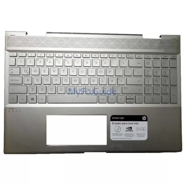Genuine Top Cover W/ Keyboard for HP ENVY x360 15m-cn0011dx, ENVY x360 15m-cn0012dx - L20746-001 L20748-001-0
