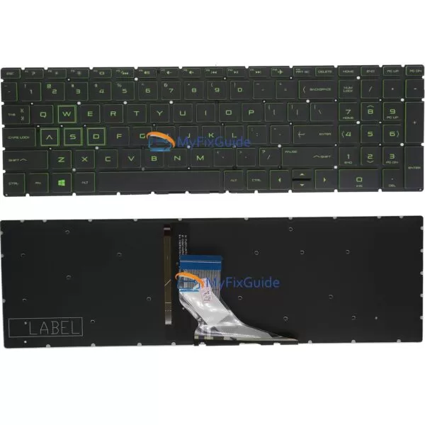 keyboard for HP Pavilion Gaming 15-dk0068wm 15-dk0030nr 15-dk0051wm 15-dk1035nr 15-dk1056wm