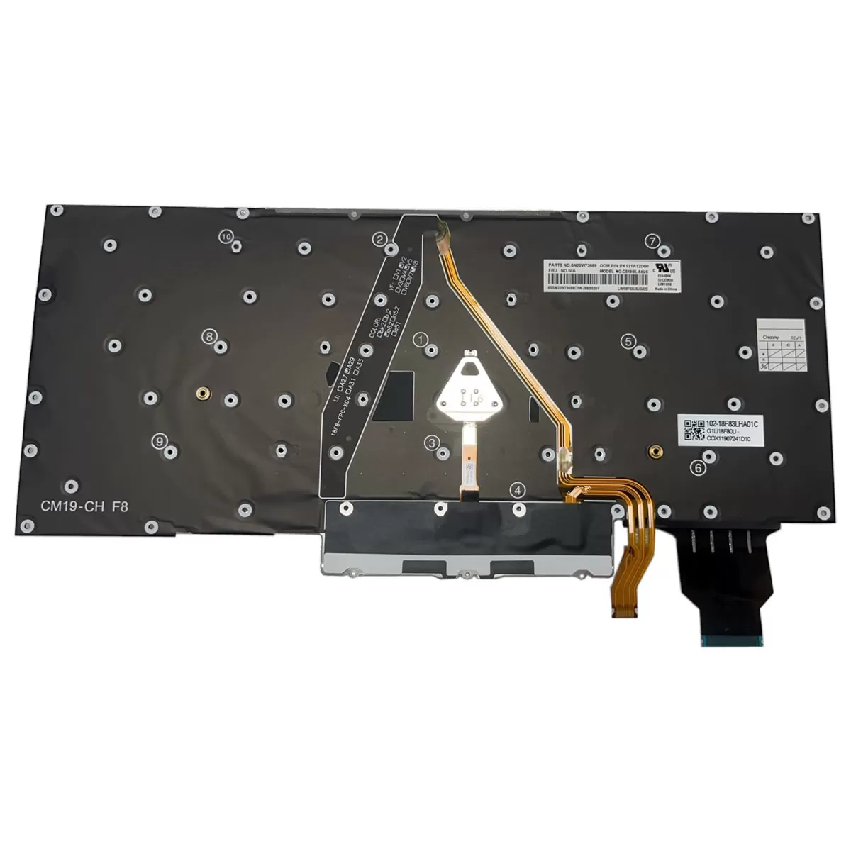 即購入歓迎]Thinkpad X1 Carbon 8th 英語キーボード Genuine Keyboard for Lenovo ThinkPad X1 Carbon 8th Gen