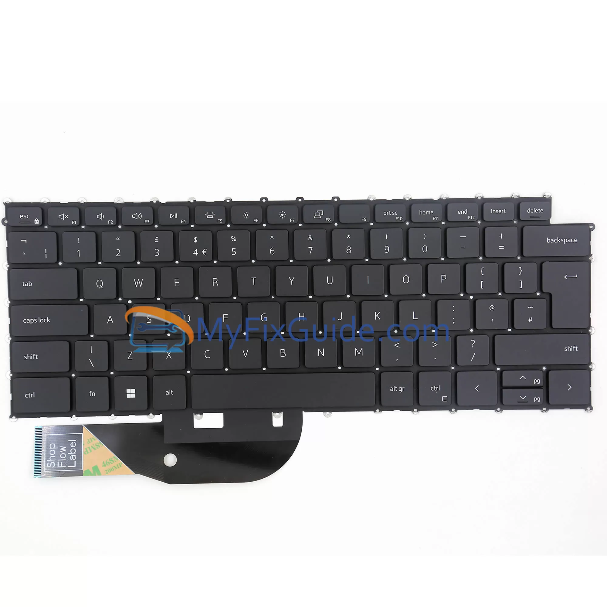 UK Keyboard for Dell XPS 15 9500 XPS 17 9700
