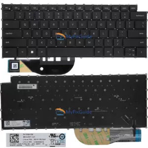 US Keyboard for Dell XPS 15 9500 XPS 17 9700 0MV93T