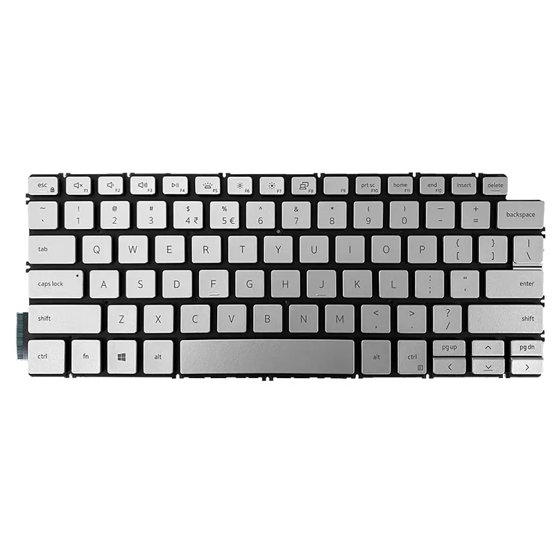 Silver Keyboard for Dell inspiron 5401 5402 5405