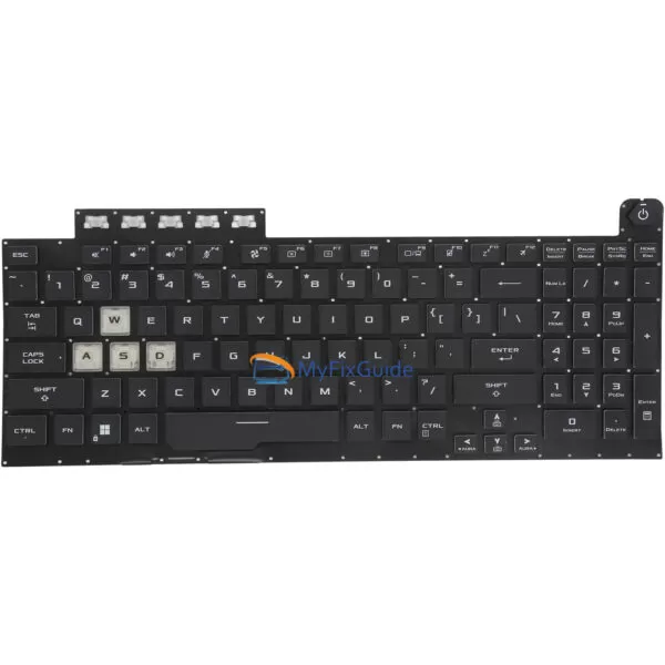 Keyboard for Asus TUF Gaming F15 FX506, TUF Gaming F17 FX706